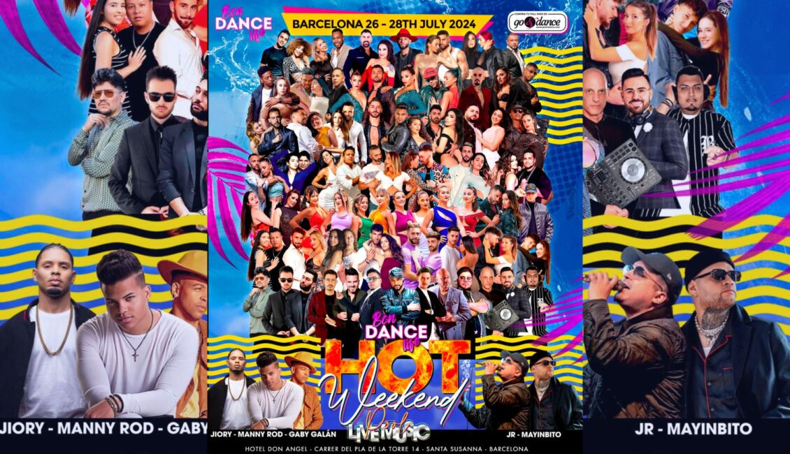 Group of people at a dance festival