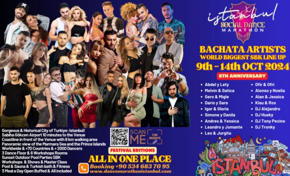 Group of people at a dance festival